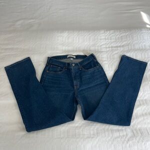 Abercrombie & Fitch Dark Wash 90s straight